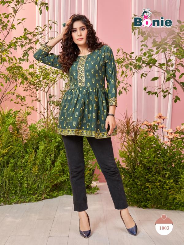 Bonie Grace Printed Cotton Western Fancy Tops Collection